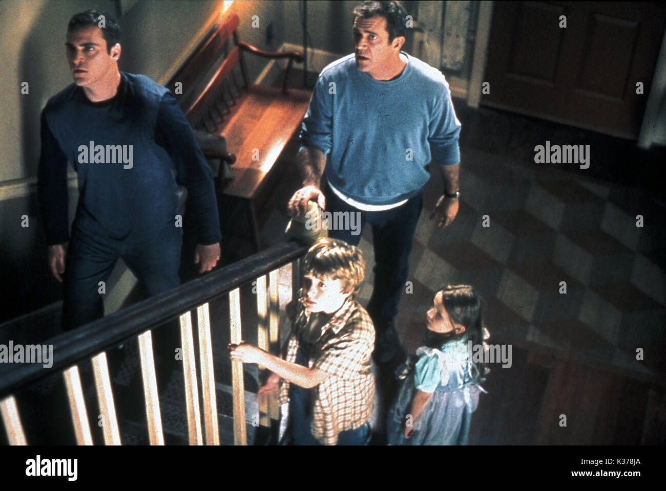 SIGNS JOAQUIN PHOENIX, MEL GIBSON Date: 2002 Stock Photo - Alamy