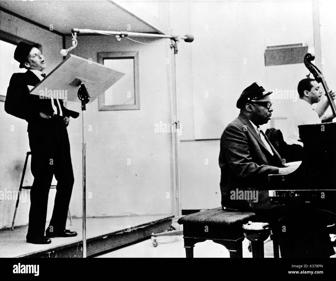 FRANK SINATRA AND COUNT BASIE Stock Photo