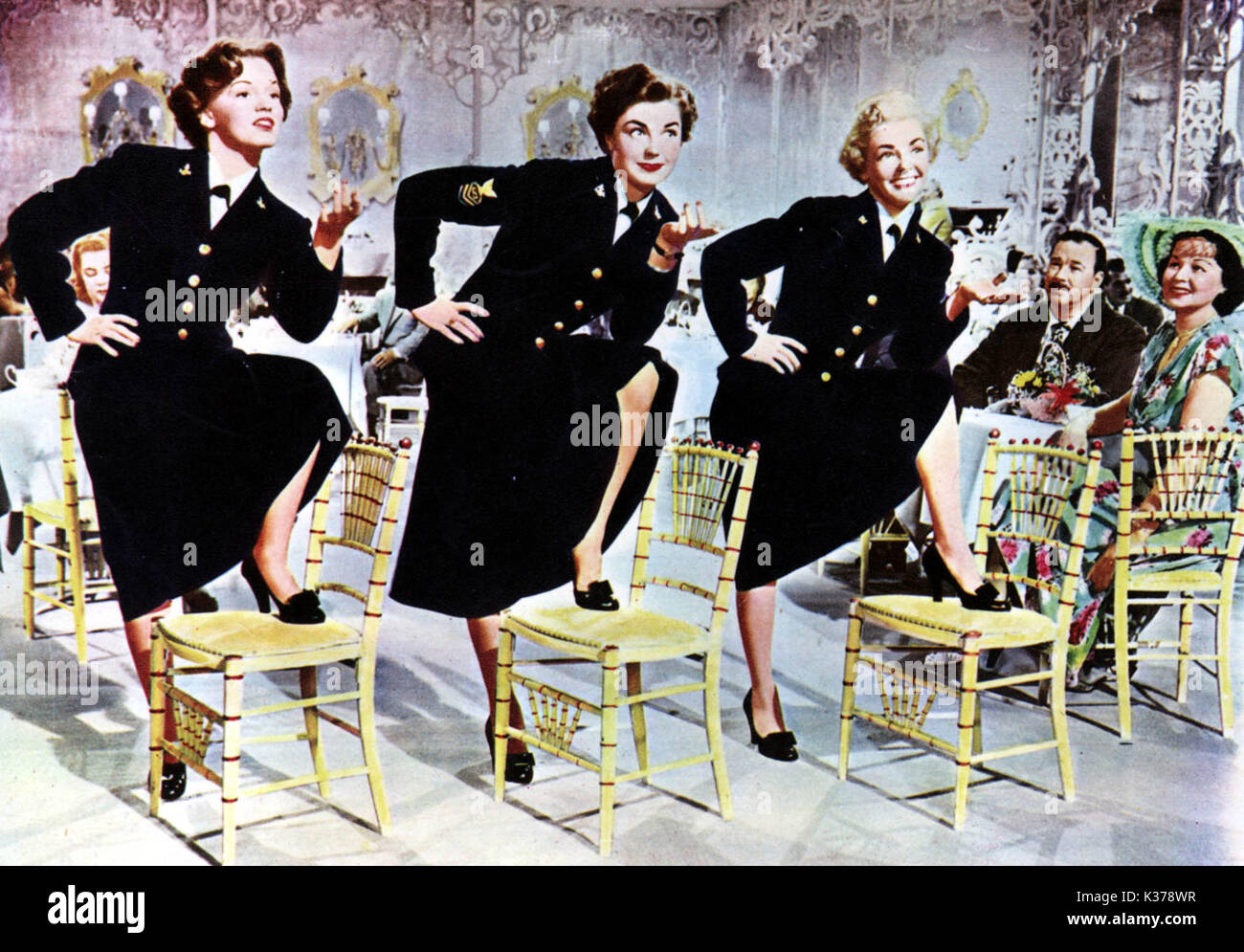 SKIRTS AHOY JOAN EVANS, ESTHER WILLIAMS, VIVIAN BLAINE     Date: 1952 Stock Photo