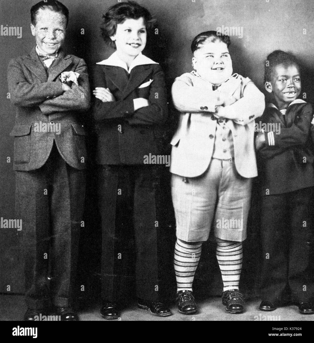 OUR GANG LR, JAY R SMITH, JACKIE CONDON, JOE COBB, ALLEN CLAY HOSKINS