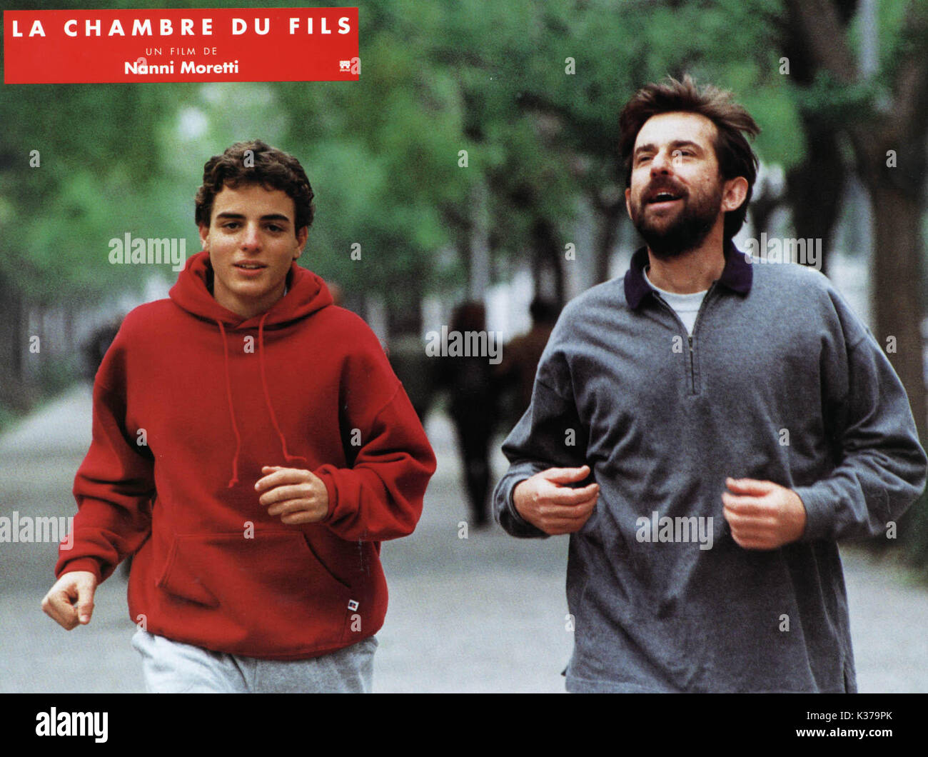 LA STANZA DEL FIGLIO GIUSEPPE SANFELICE AND NANNI MORETTI A SACHER FILM PRODUCTION     Date: 2001 Stock Photo