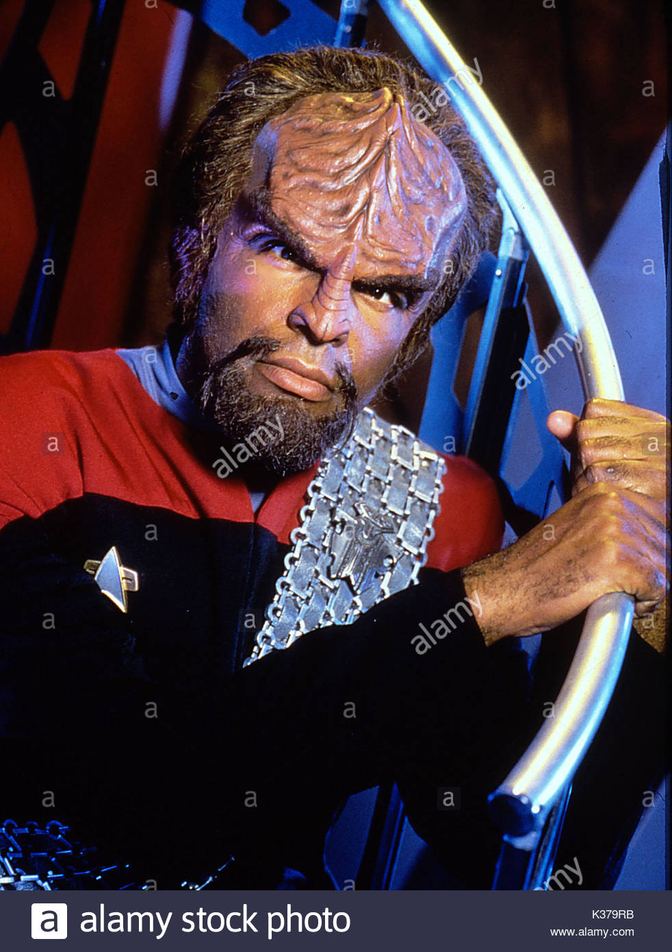 Star Trek Deep Space Nine Paramount Pictures Michael Dorn As Lieut Stock Photo Alamy