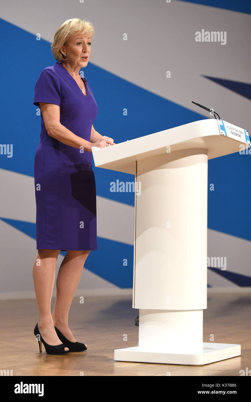 Photo Must Be Credited ©Alpha Press 079965 03/10/2016 Andrea Leadsom ...