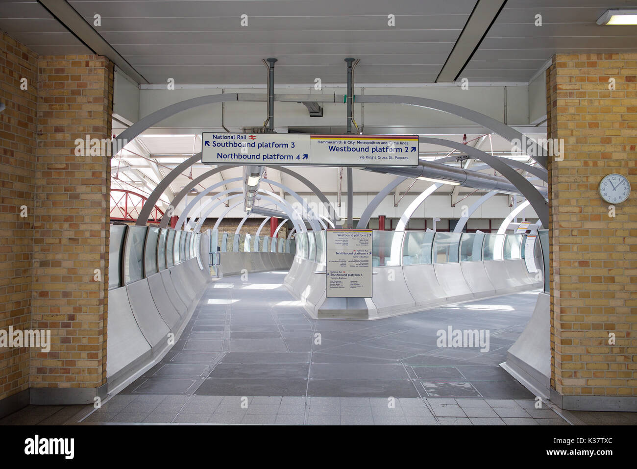 Farringdon Underground station architecture in London Stock Photo Alamy