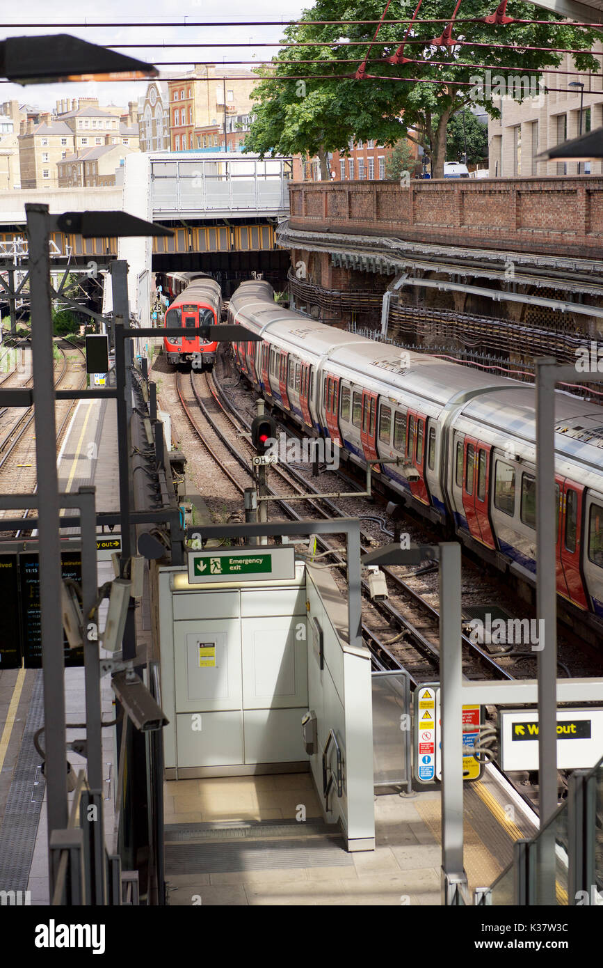 Farringdon Underground station in London Stock Photo Alamy