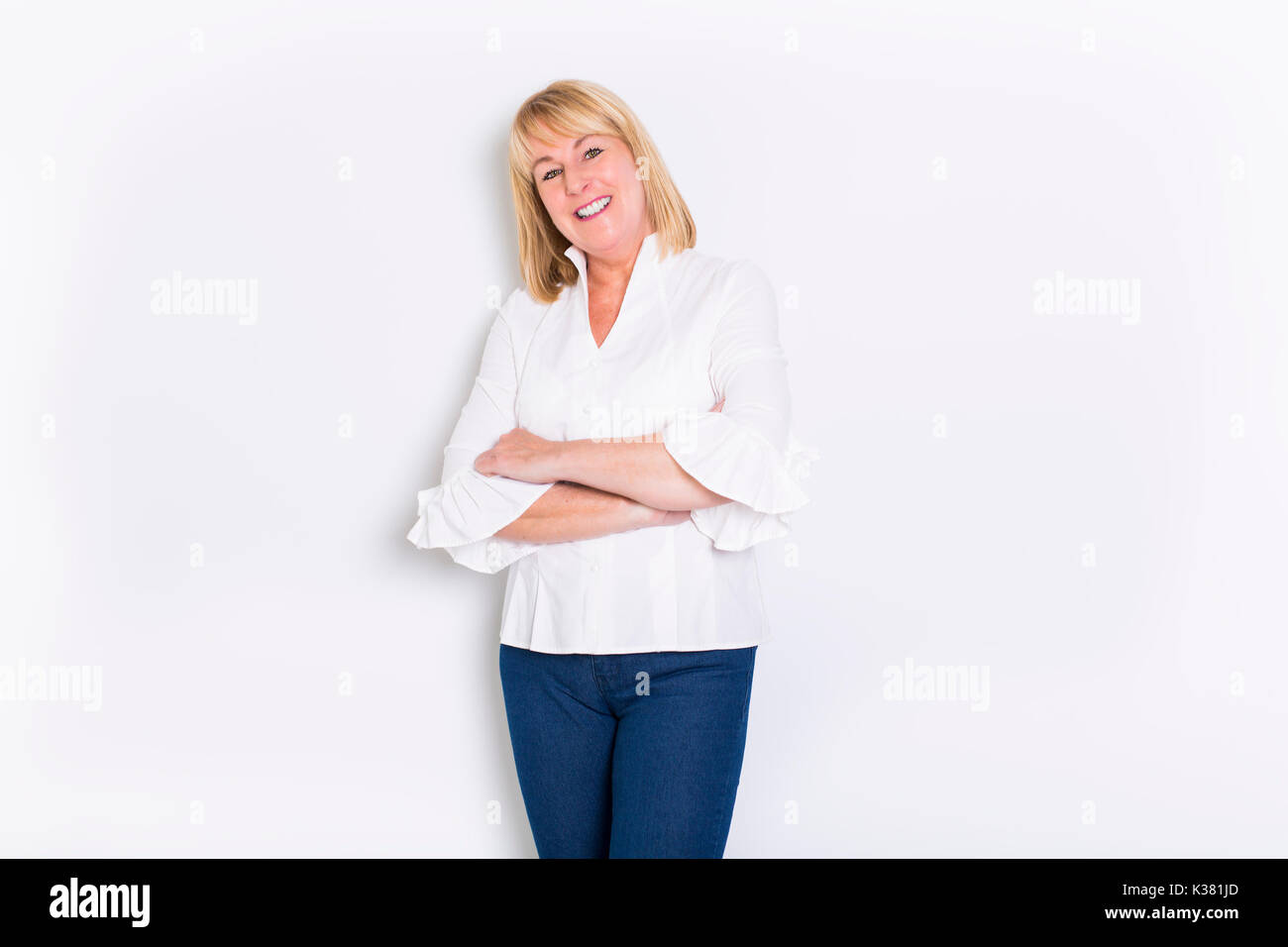 Portrait older woman isolated hi-res stock photography and images - Alamy