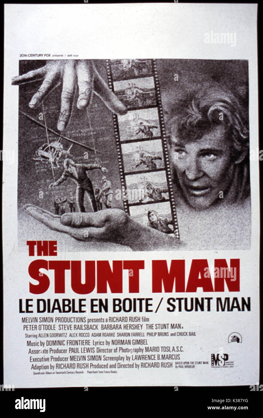 THE STUNT MAN      Date: 1980 Stock Photo
