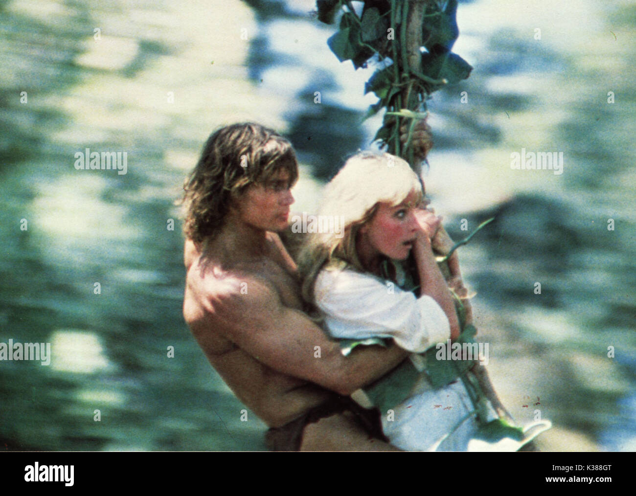 TARZAN THE APE MAN [US 1981] MILES O'KEEFE AND BO DEREK  AN MGM PICTURE     Date: 1981 Stock Photo