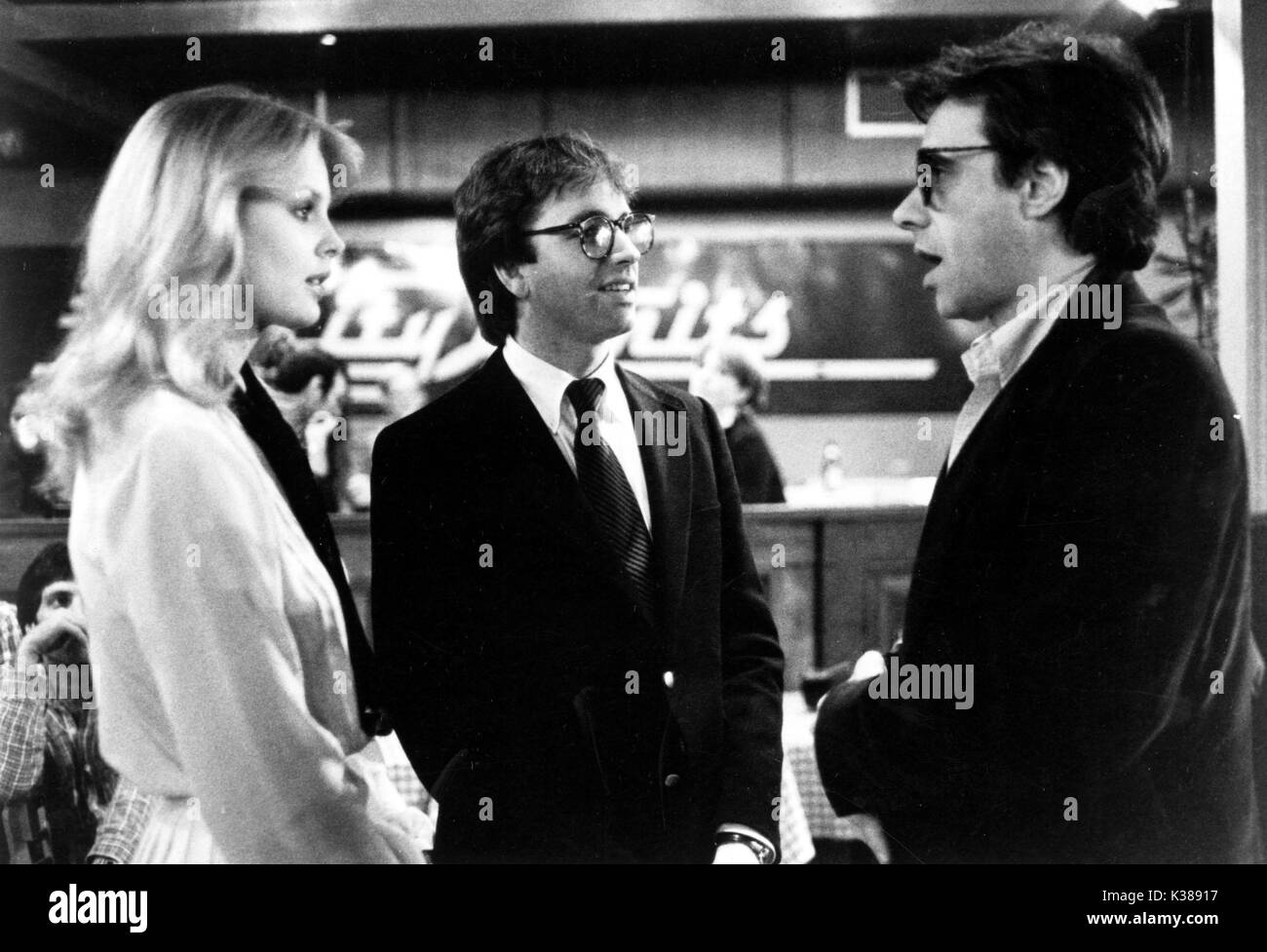 THEY ALL LAUGHED L-R, DOROTHY STRATTEN, JOHN RITTER, PETER BOGDANOVICH Stock Photo