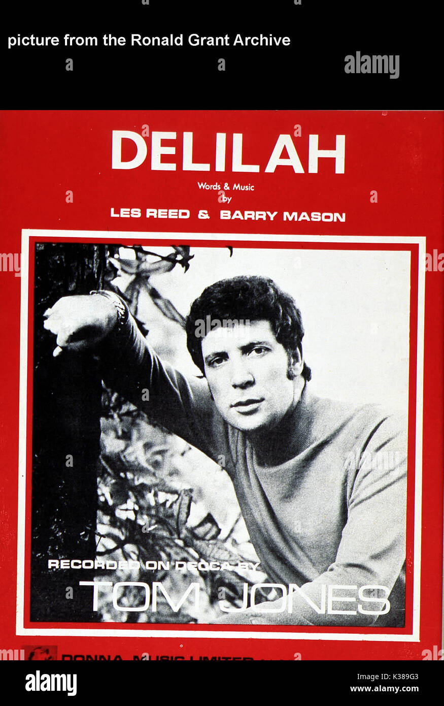 TOM JONES DELILAH Date: 1965 Stock Photo - Alamy