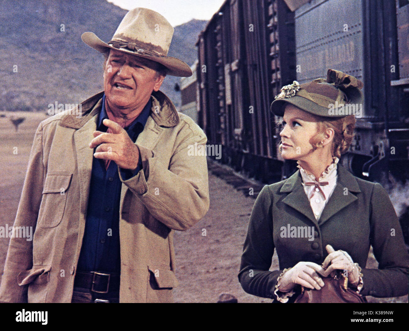 THE TRAIN ROBBERS JOHN WAYNE AND ANNMARGARET A WARNER BROS FILM Date