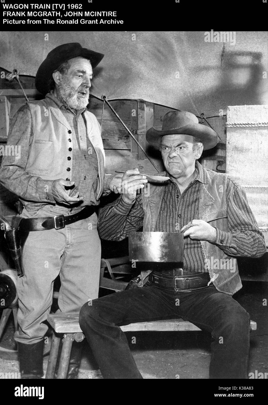 WAGON TRAIN FRANK MCGRATH, JOHN MCINTIRE Stock Photo Alamy
