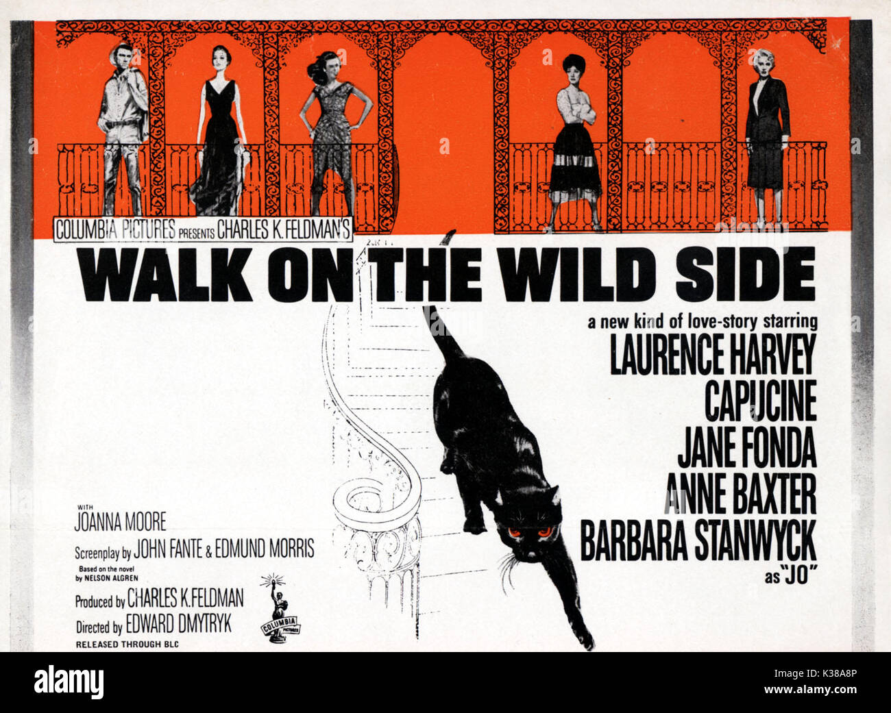 Walk On The Wild Side Poster Date 1962 Stock Photo 156920982 Alamy