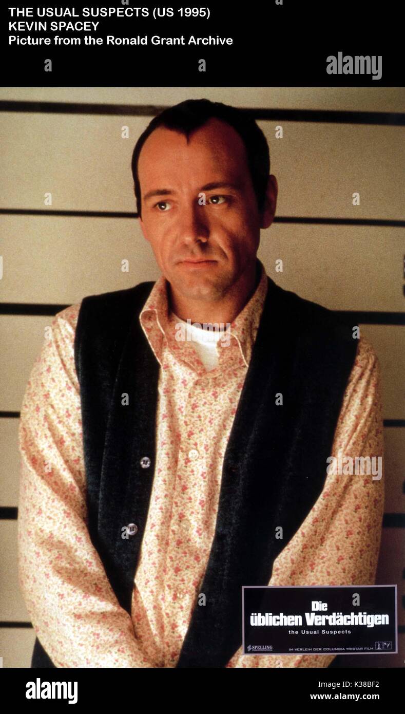 THE USUAL SUSPECTS L-R, KEVIN SPACEY Stock Photo