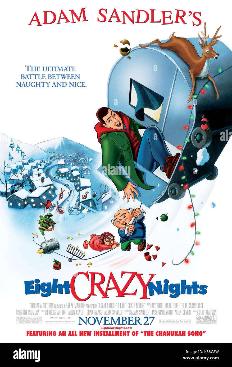 ADAM SANDLER'S EIGHT CRAZY NIGHTS Stock Photo