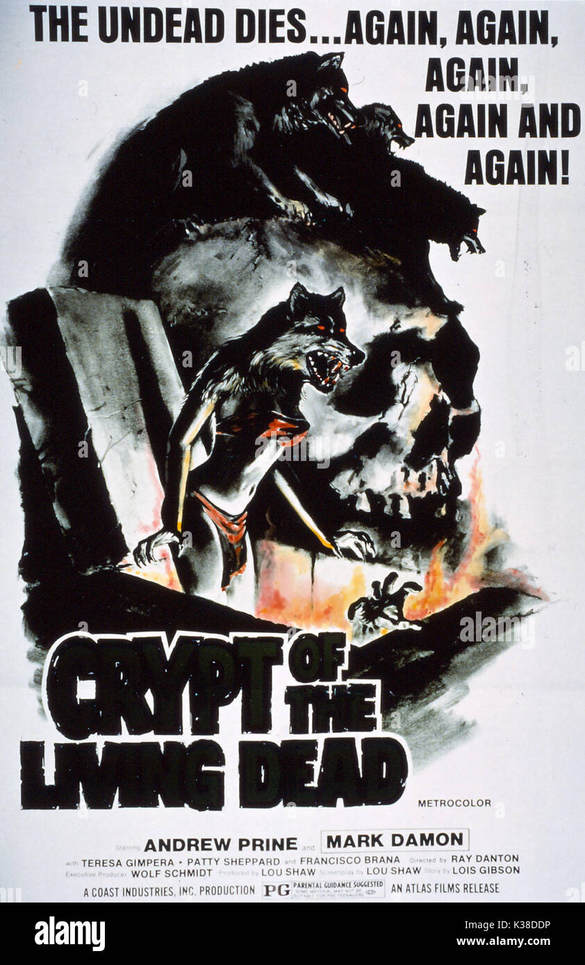 CRYPT OF THE LIVING DEAD POSTERS     Date: 1973 Stock Photo