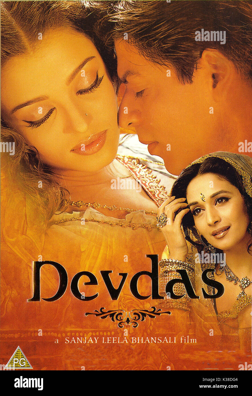 DEVDAS DIRECTOR: SANJAY LEELA BHANSALI SUBJECT: BOLLYWOOD, INDIAN FILM POSTER FROM THE RONALD GRANT ARCHIVE     Date: 2002 Stock Photo