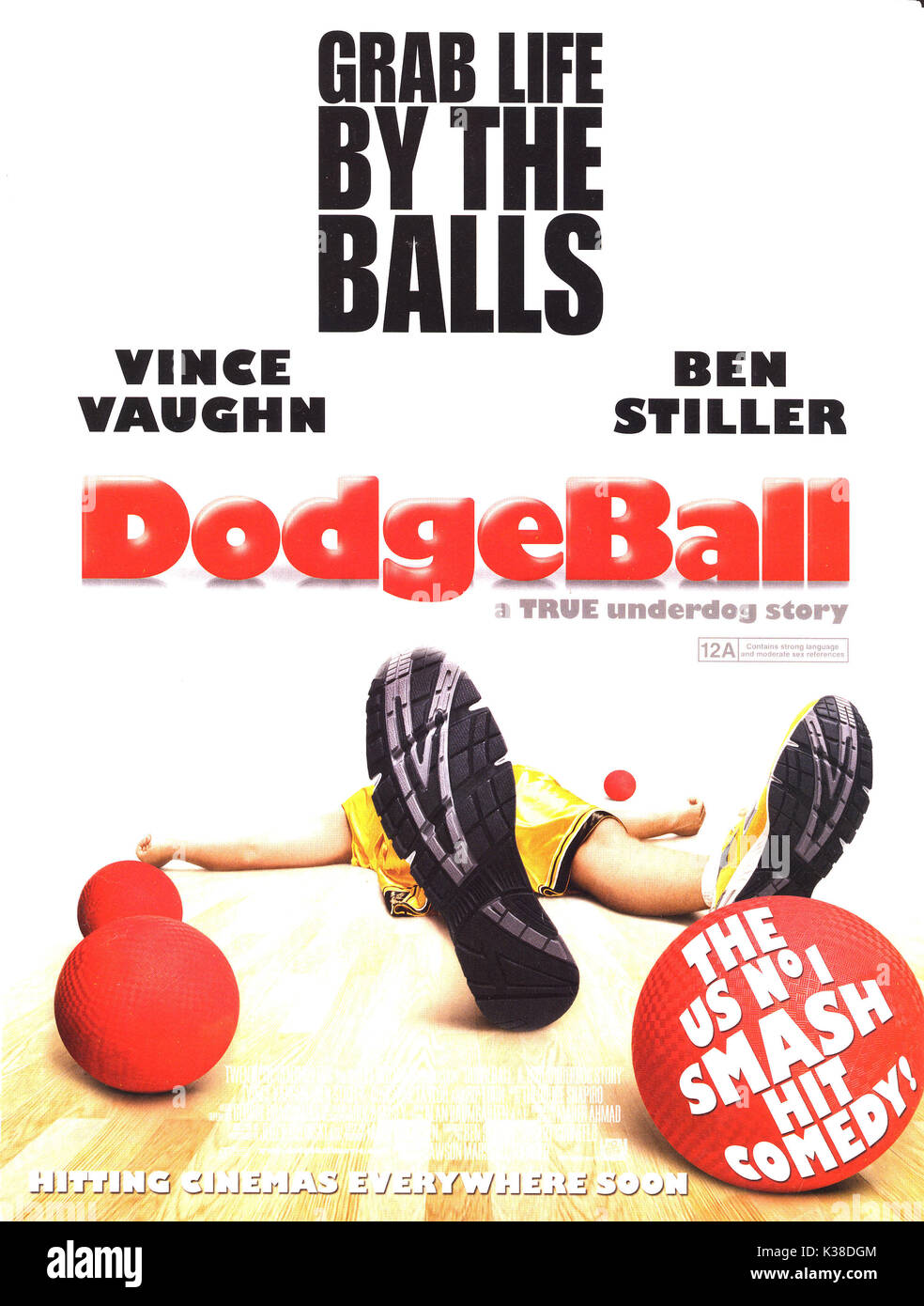 DODGEBALL POSTERS Date 2004 Stock Photo Alamy