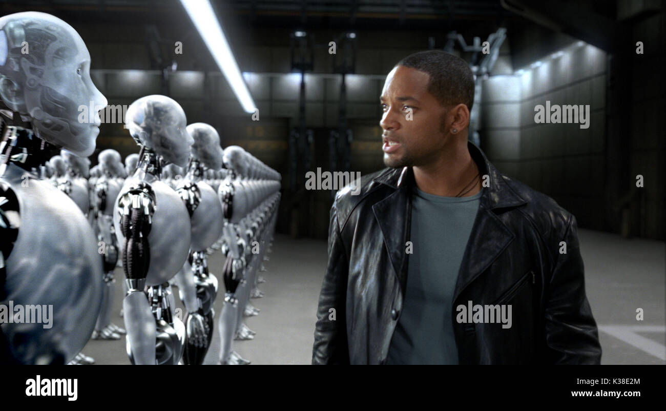 I, ROBOT WILL SMITH     Date: 2004 Stock Photo