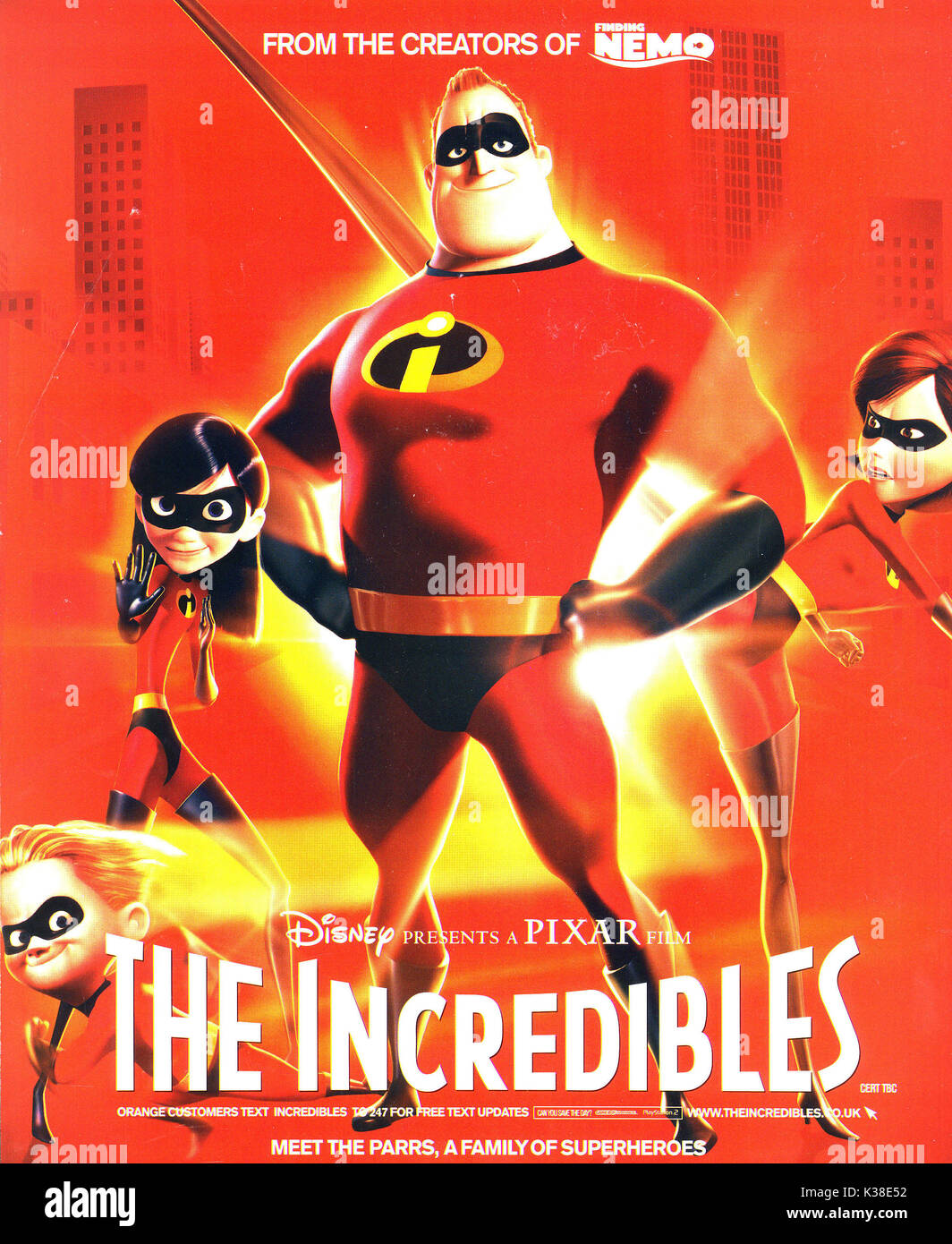 THE INCREDIBLES      Date: 2004 Stock Photo