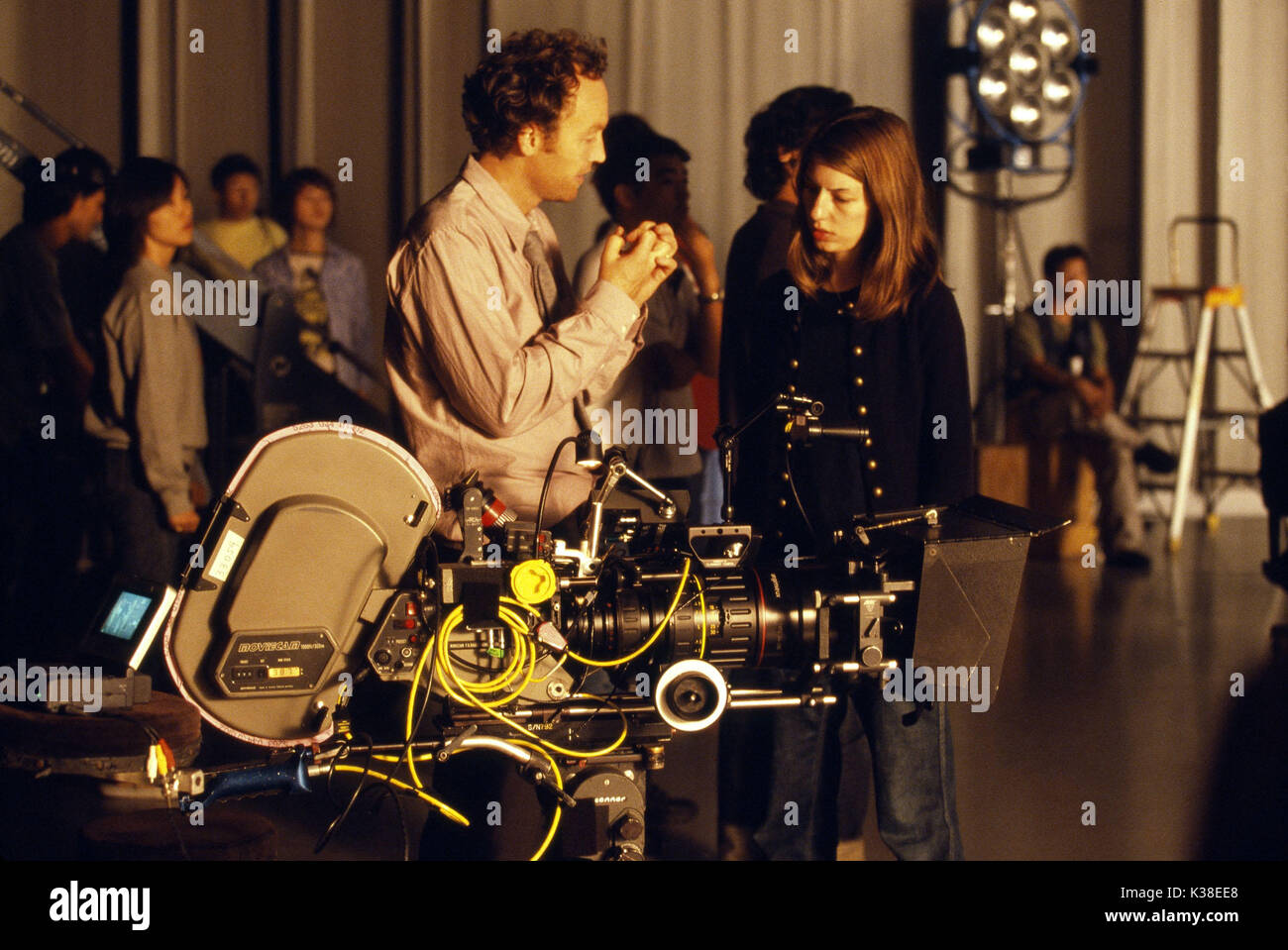 LOST IN TRANSLATION DIRECTOR SOFIA COPPOLA WITH CINEMATOGRAPHER LANCE