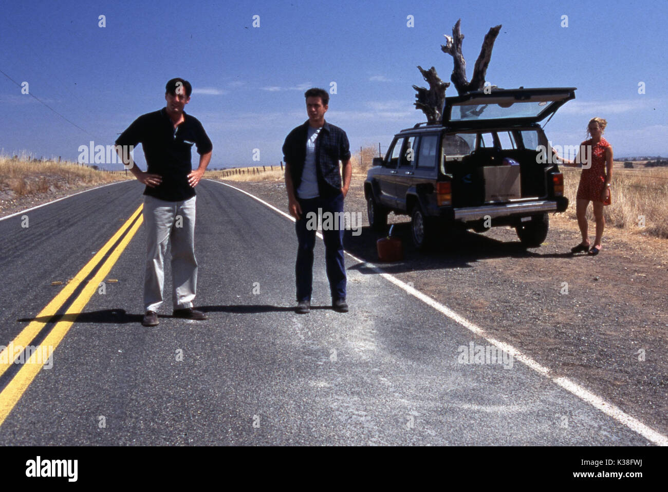 THE TRIGGER EFFECT KYLE MacLACHLAN, DERMOT MULRONEY, ELISABETH SHUE