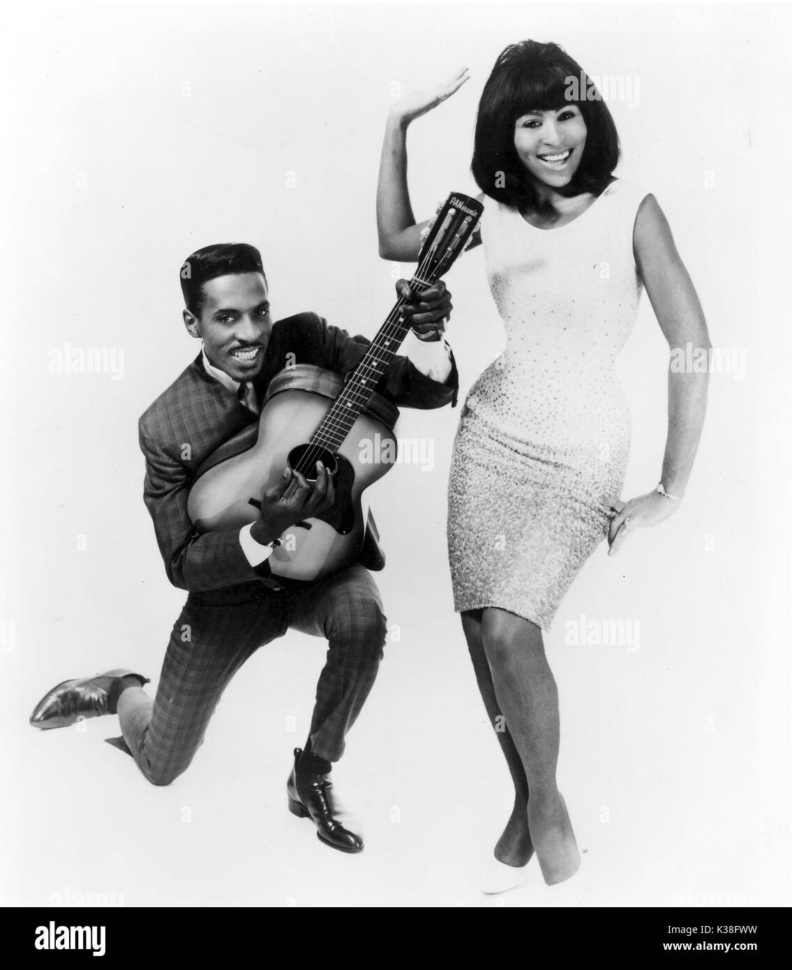 IKE AND TINA TURNER SUBJECT: MUSIC PORTRAIT FILES,SOUL SINGER & GUITARIST Stock Photo
