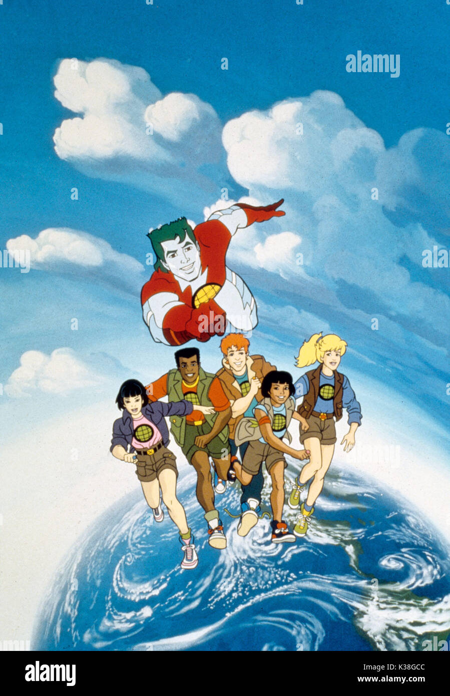 CAPTAIN PLANET AND THE PLANETEERS Stock Photo