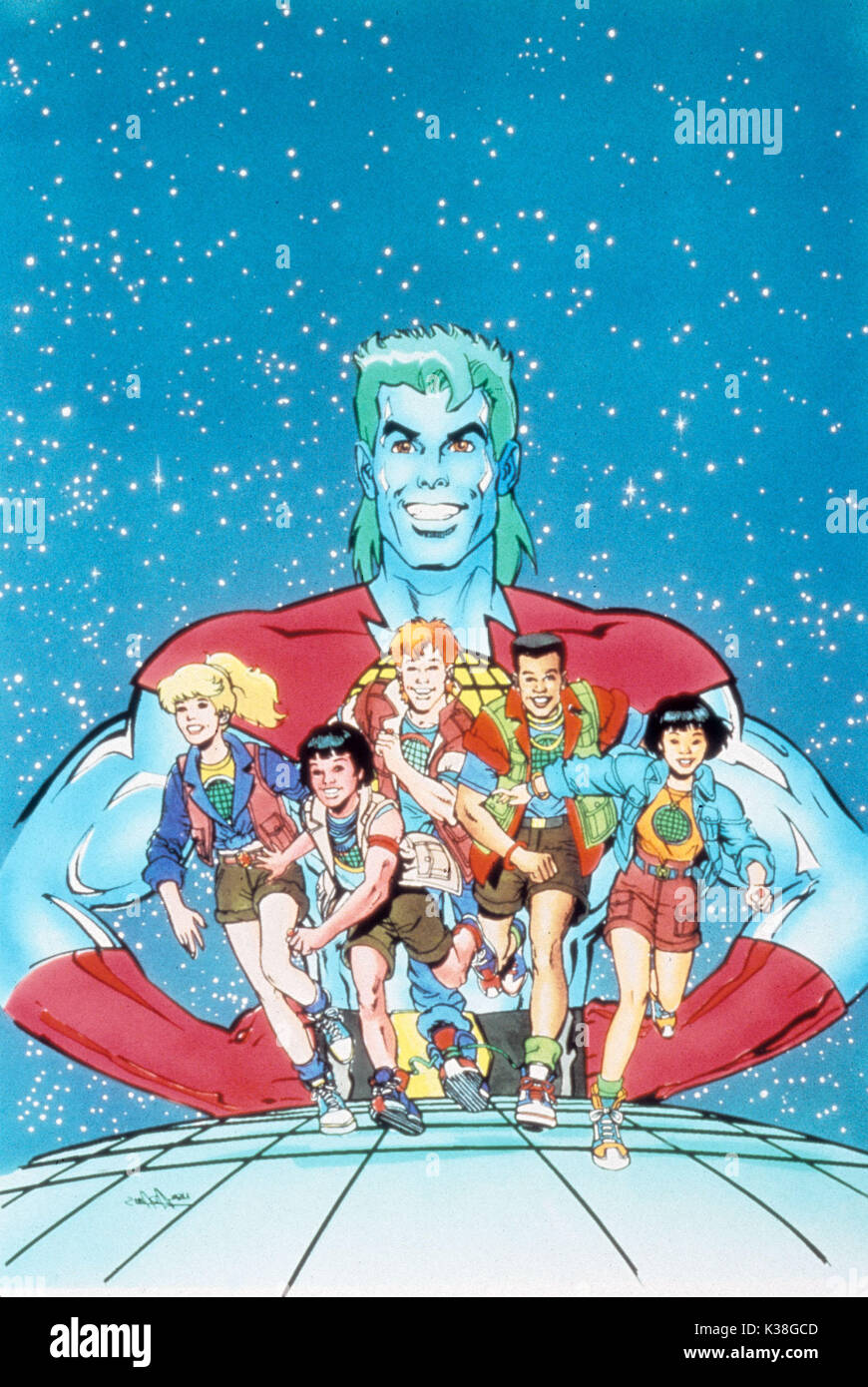 CAPTAIN PLANET AND THE PLANETEERS Stock Photo