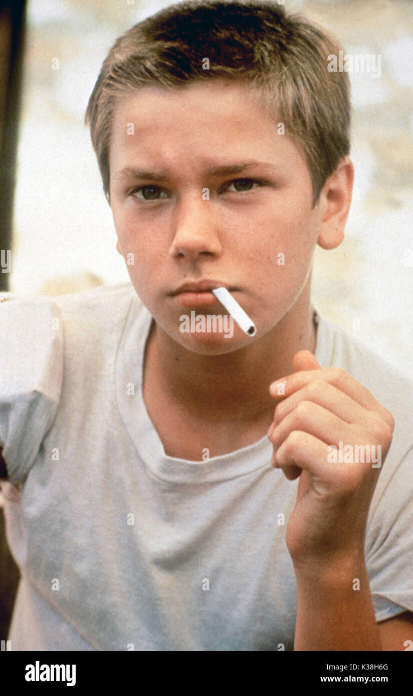 STAND BY ME RIVER PHOENIX     Date: 1986 Stock Photo