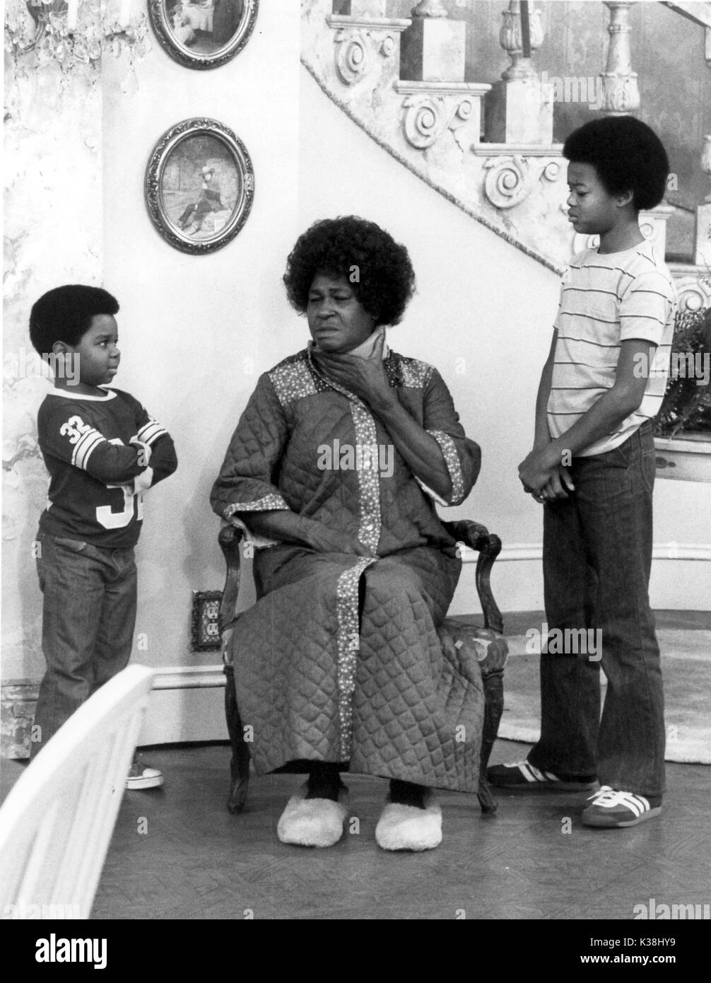 DIFF'RENT STROKES  [US TV SERIES/1978-1986]  TODD BRIDGES, LAWANDA PAGE AND  GARY COLEMAN Stock Photo