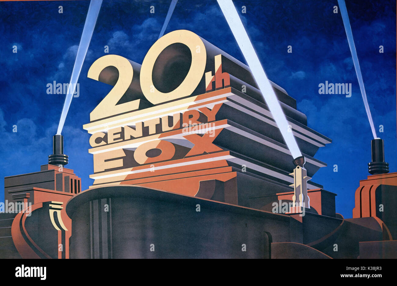 20TH CENTURY FOX LOGO Stock Photo