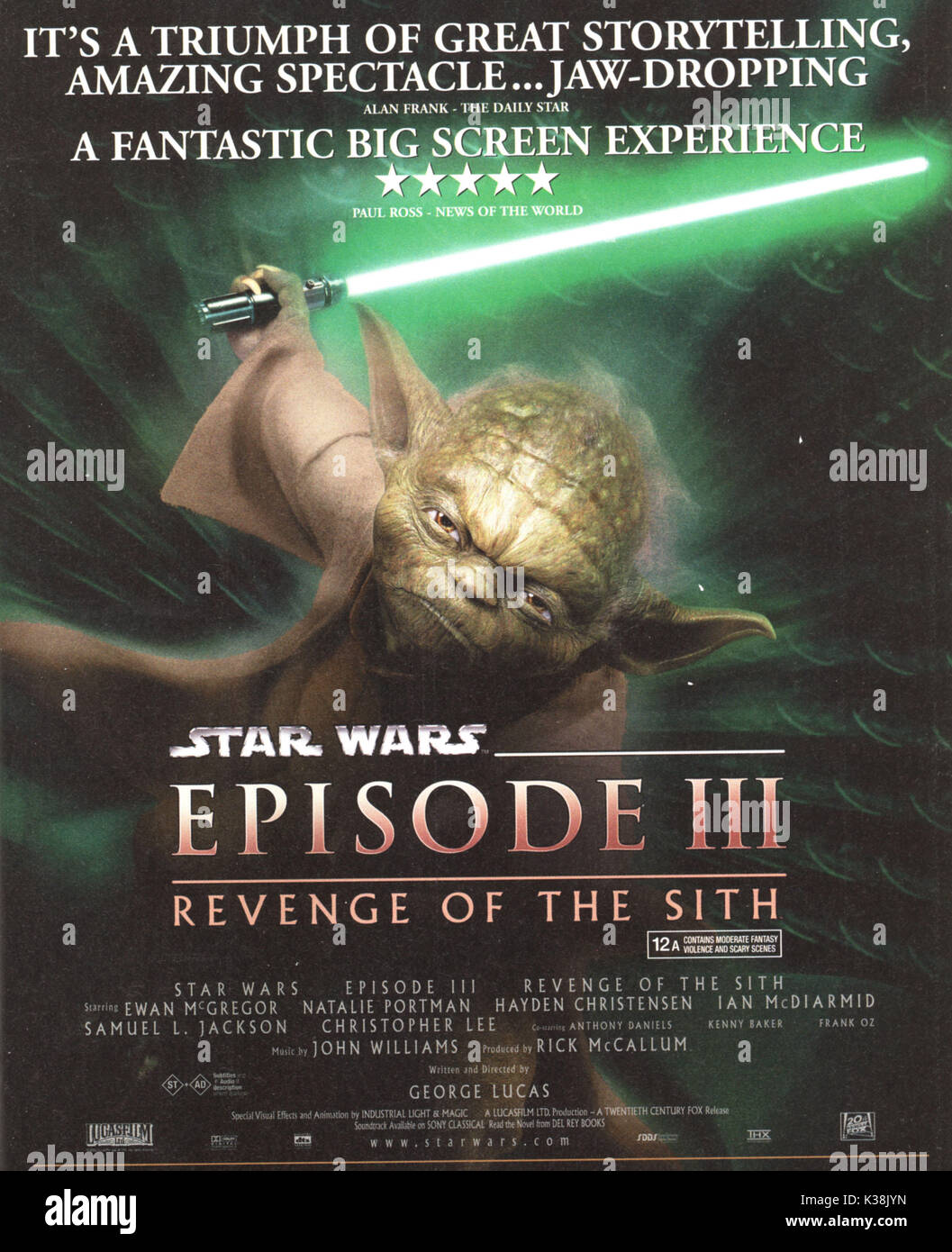 Star wars revenge of the sith poster hi-res stock photography and images -  Alamy