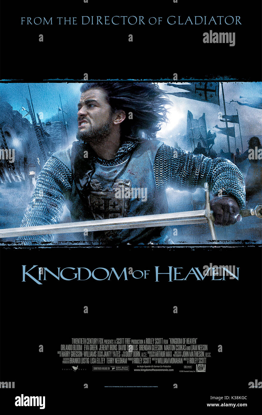 KINGDOM OF HEAVEN POSTER     Date: 2005 Stock Photo