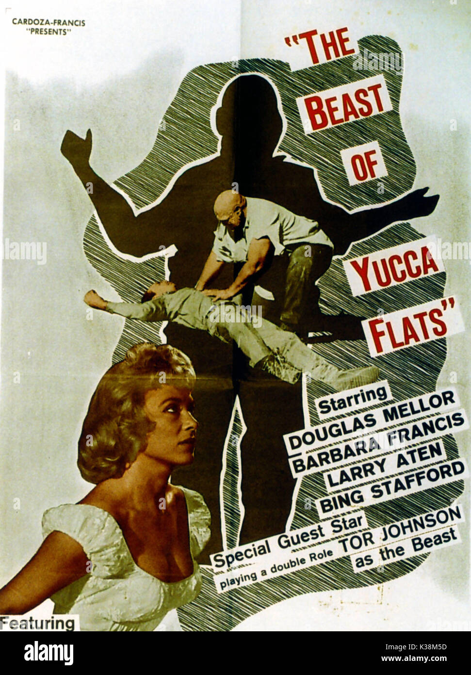 THE BEAST OF YUCCA FLATS  POSTER Stock Photo