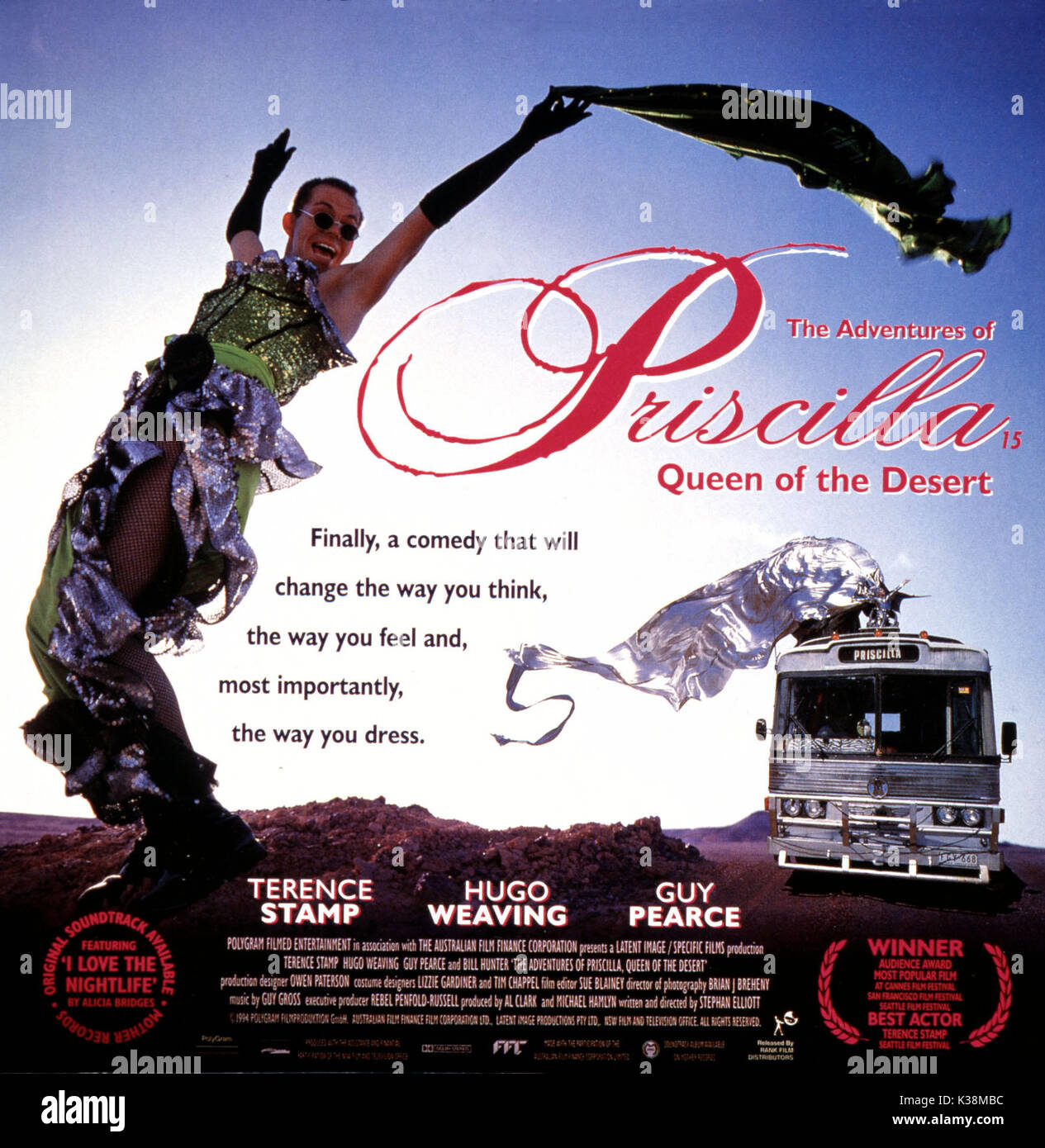 POSTCARD / Priscilla, queen of the desert / Terence Stamp / Hugo
