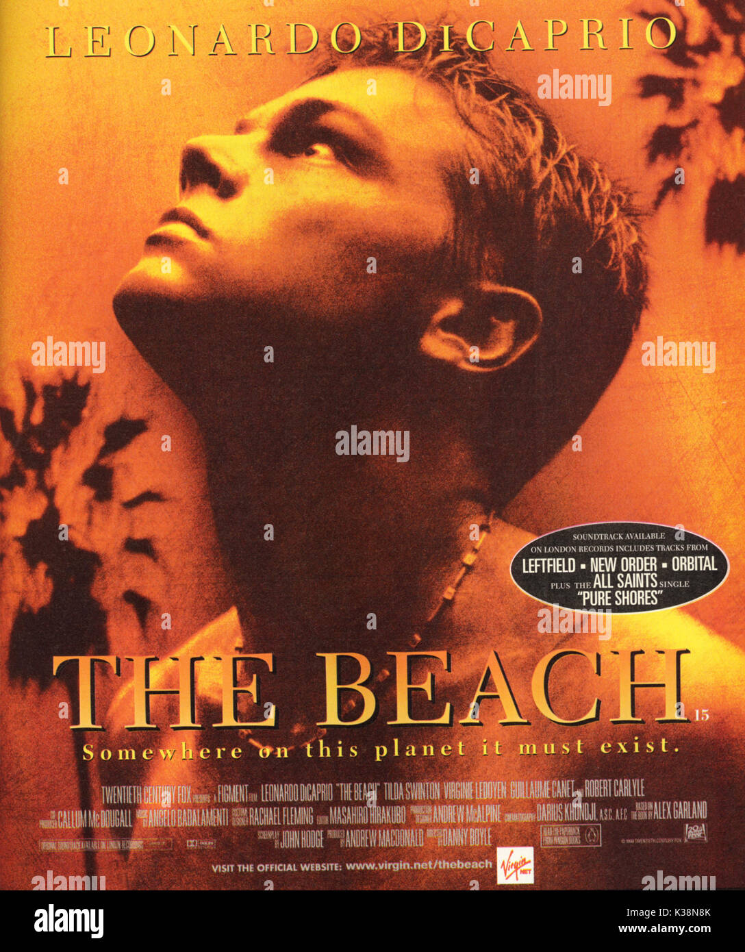 THE BEACH POSTERS     Date: 2000 Stock Photo