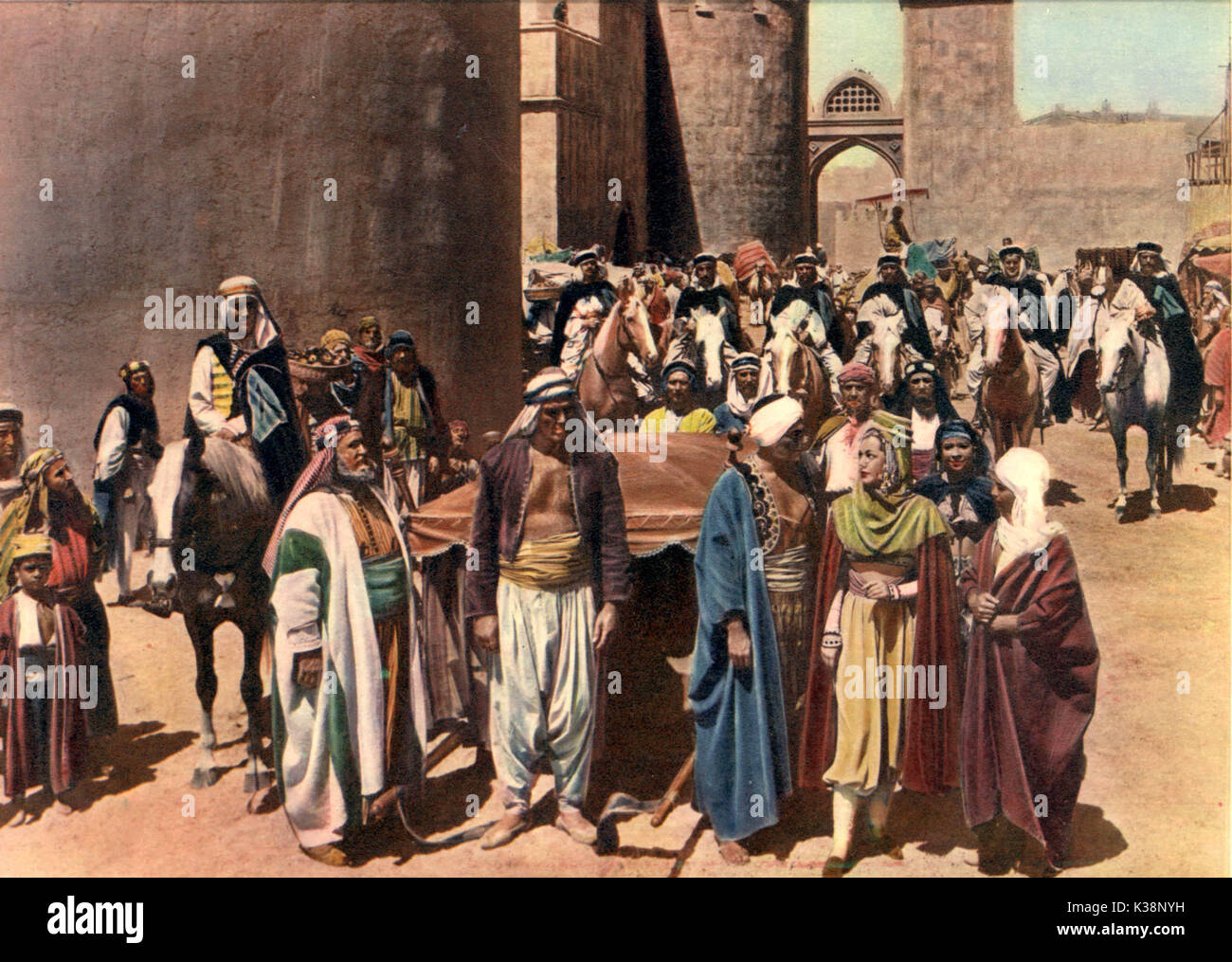 ARABIAN NIGHTS JON HALL, MARIA MONTEZ, SABU Stock Photo
