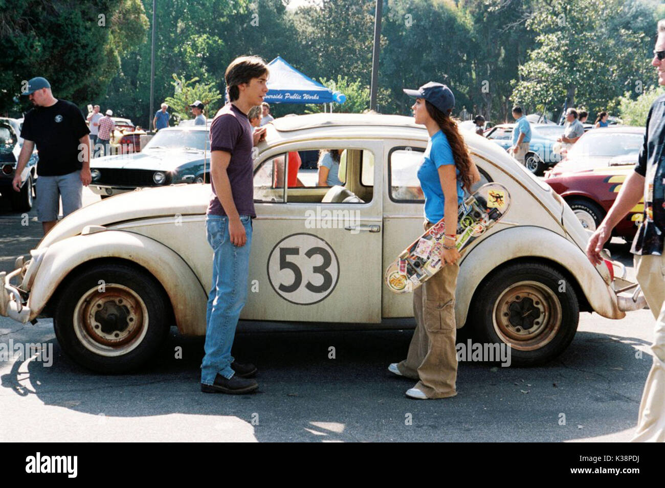 HERBIE FULLY LOADED JUSTIN LONG, LINDSAY LOHAN Date 2005 Stock Photo