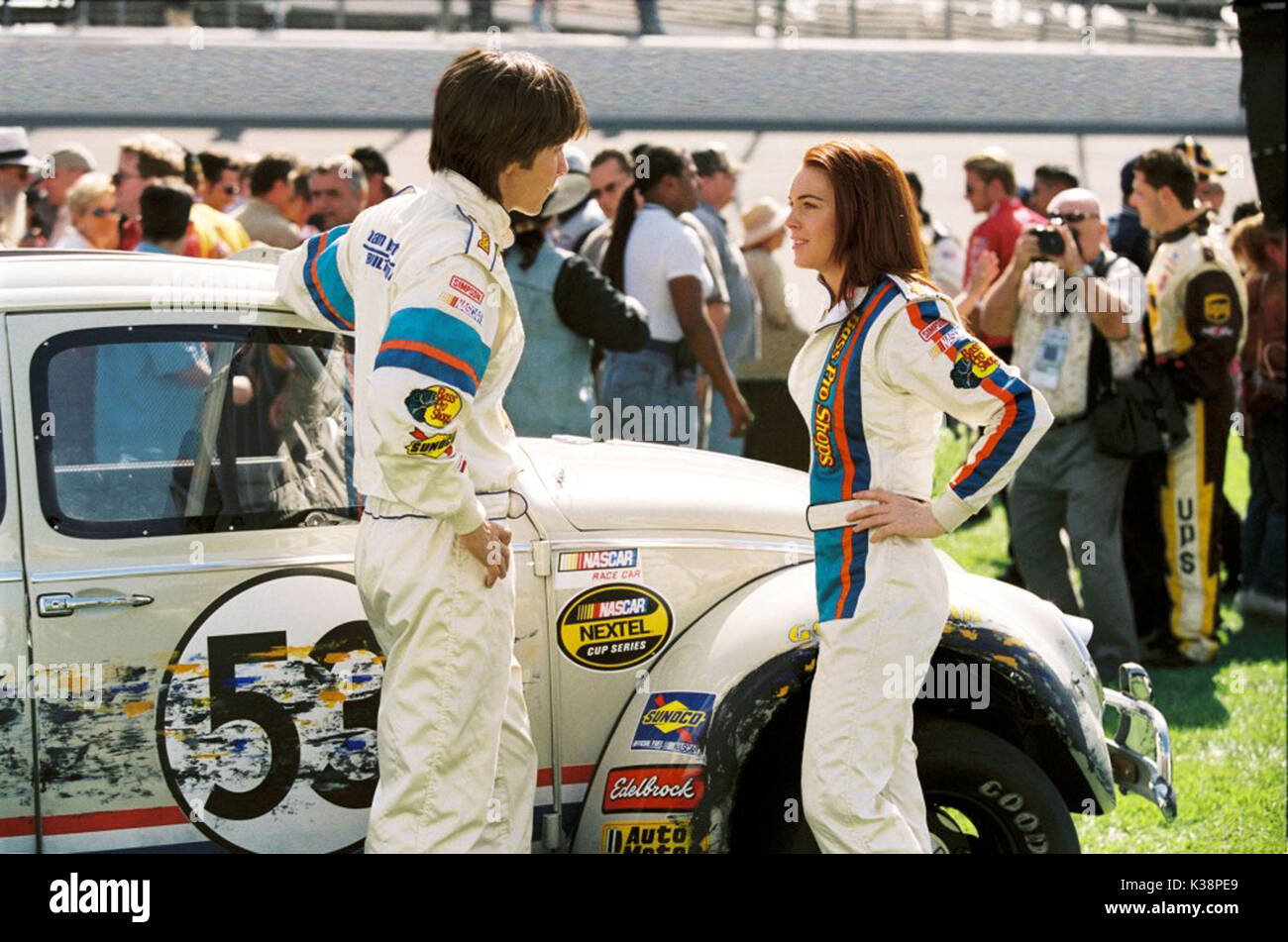 HERBIE FULLY LOADED JUSTIN LONG, LINDSAY LOHAN Date 2005 Stock Photo