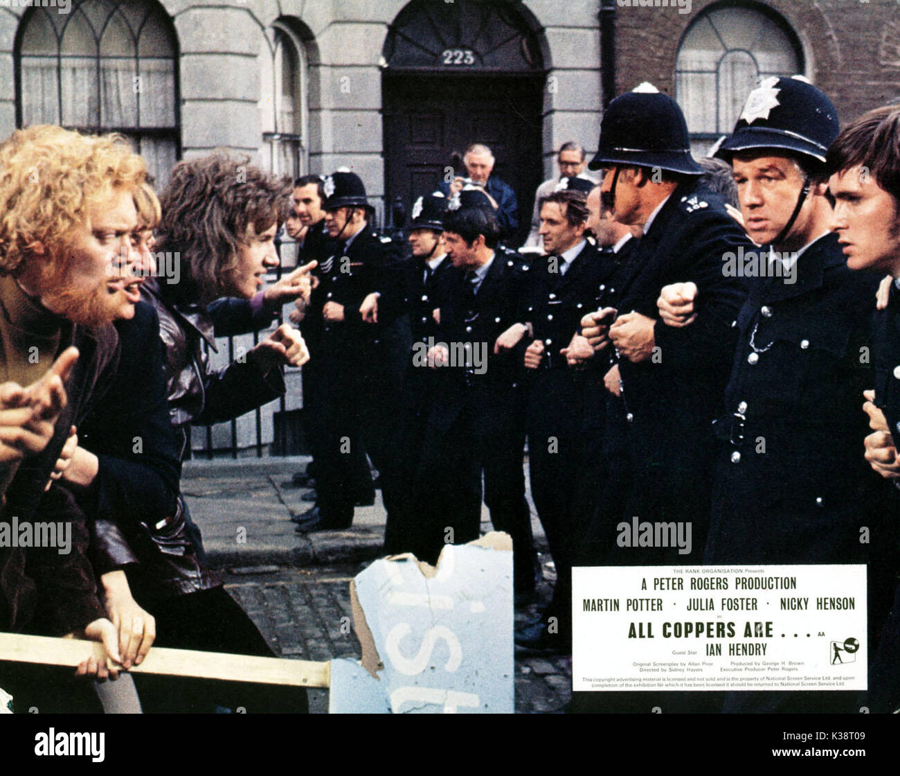 ALL COPPERS ARE...      Date: 1972 Stock Photo