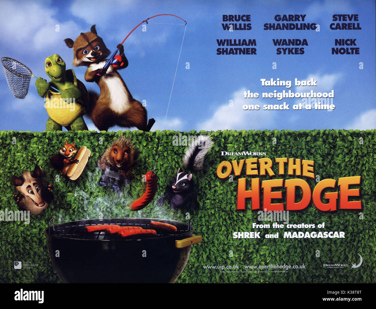 OVER THE HEDGE      Date: 2006 Stock Photo