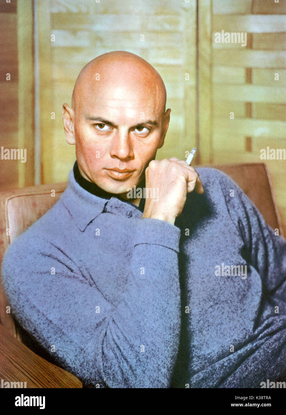 YUL BRYNNER Actor Stock Photo