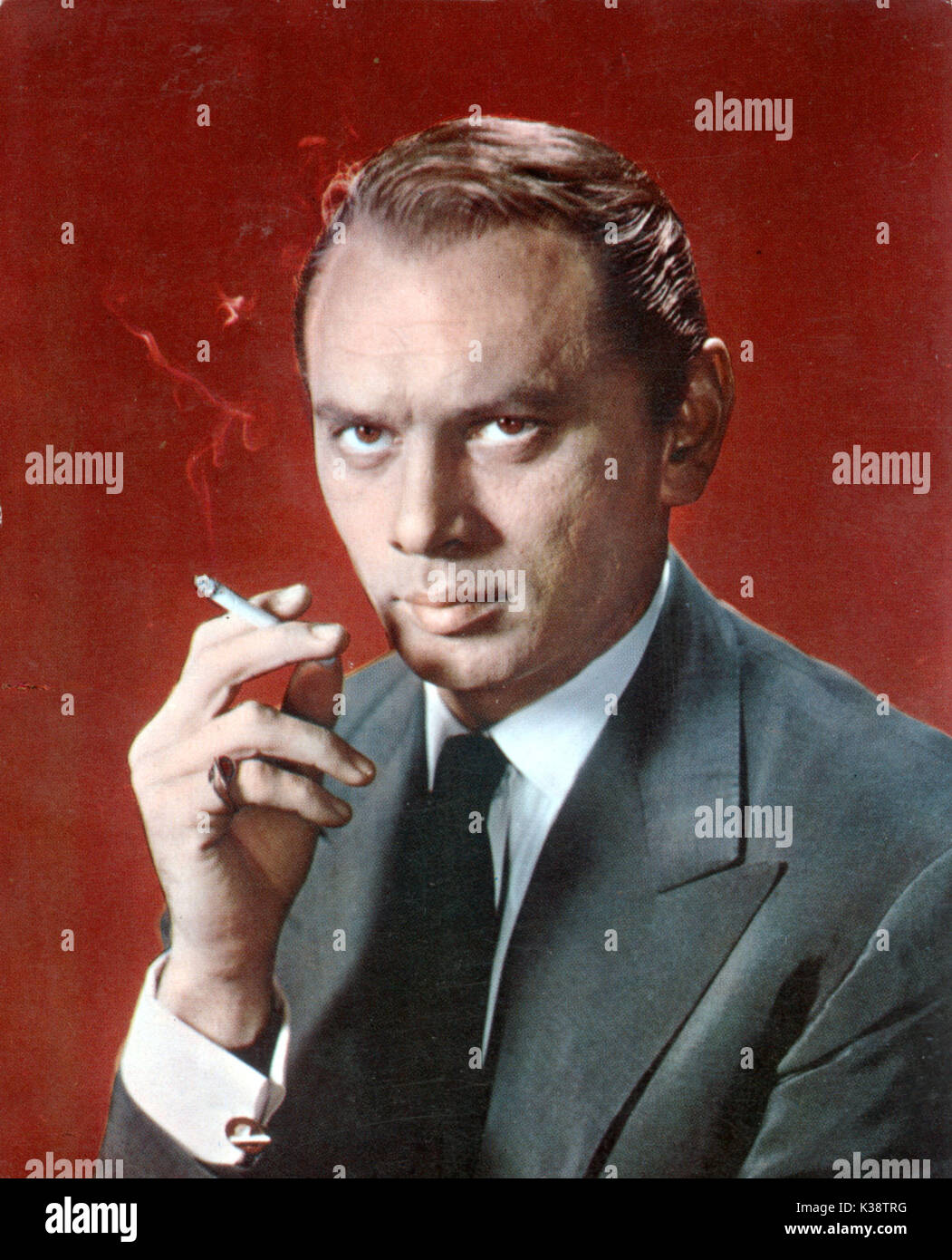 YUL BRYNNER Actor Stock Photo