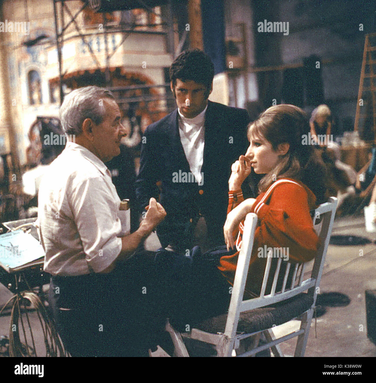 FUNNY GIRL Director WILLIAM WYLER, BARBRA STREISAND FUNNY GIRL Date