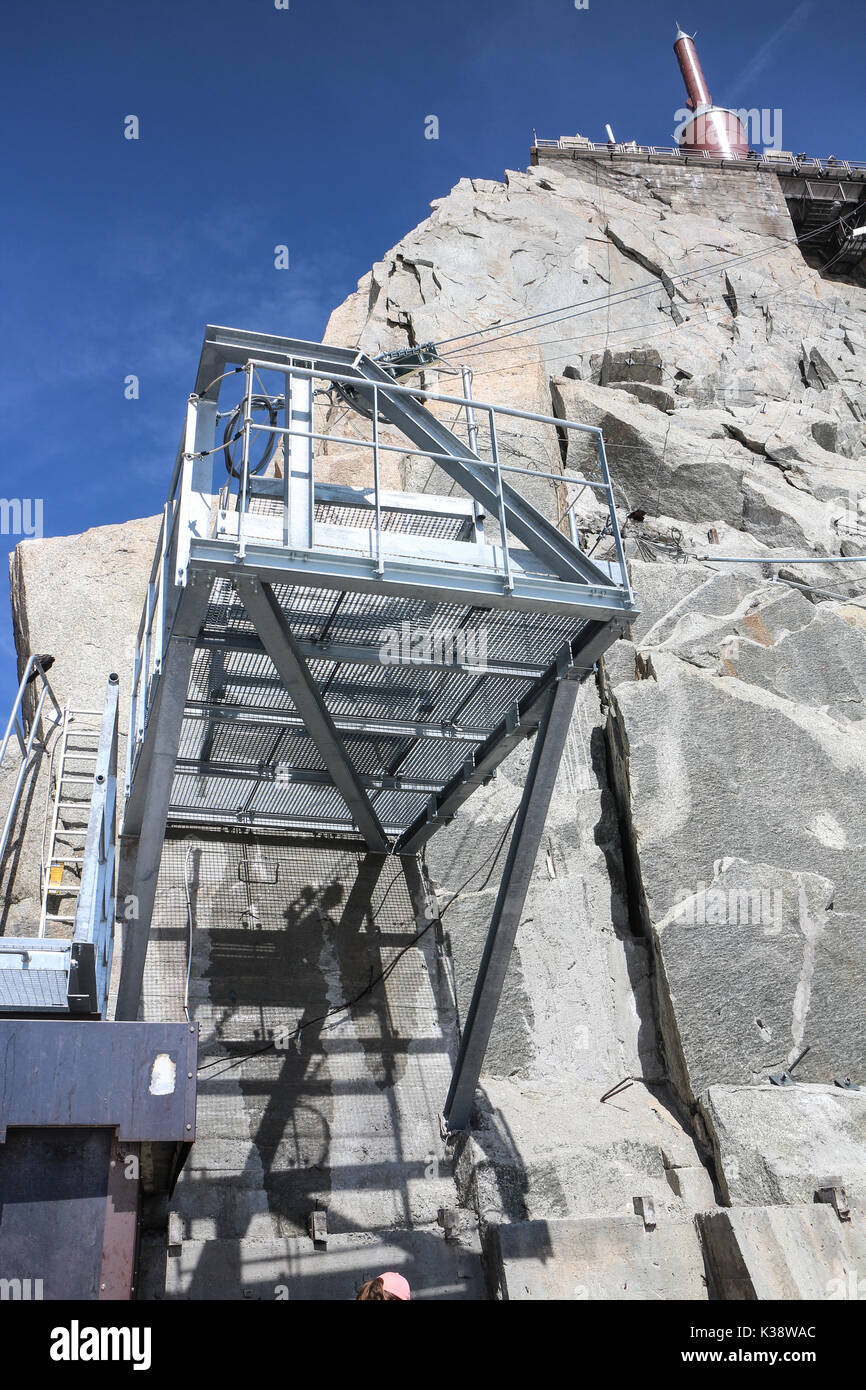 The aiguille du midi skywalk hi-res stock photography and images - Alamy