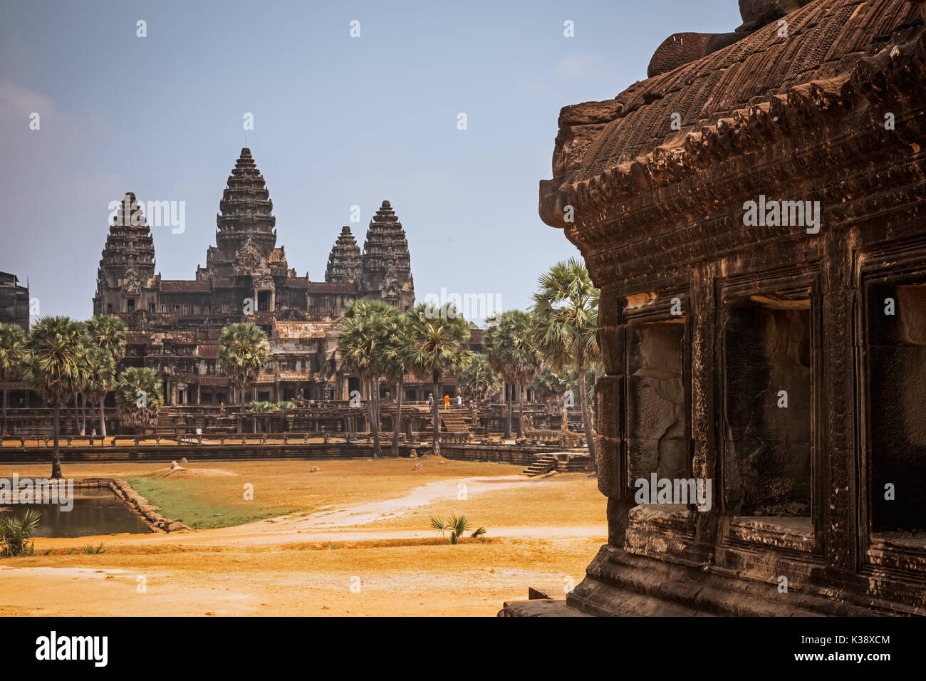 Angkor Wat Temple, Siem reap, Cambodia Stock Photo