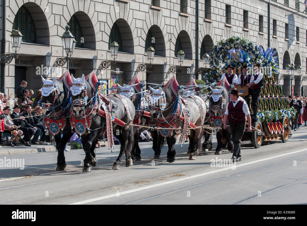 Oktoberfest in Munich is the biggest beer and folk festival in the