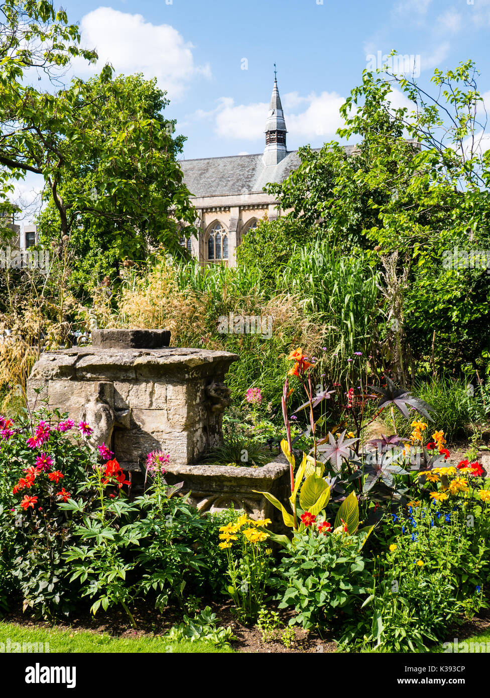 Fellows Garden, Baliol College, University of Oxford, Oxfordshire, England, UK, GB. Stock Photo