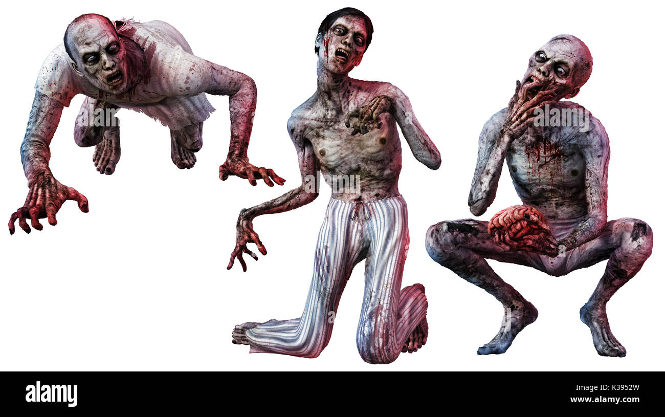 Zombie loonies Stock Photo